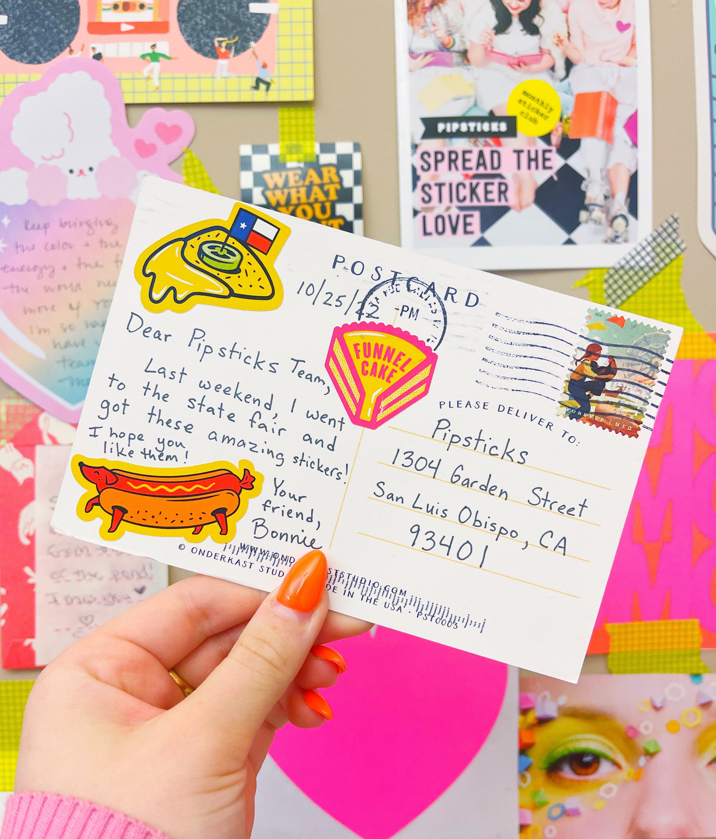 Fanmail Friday: Cute sticker find!