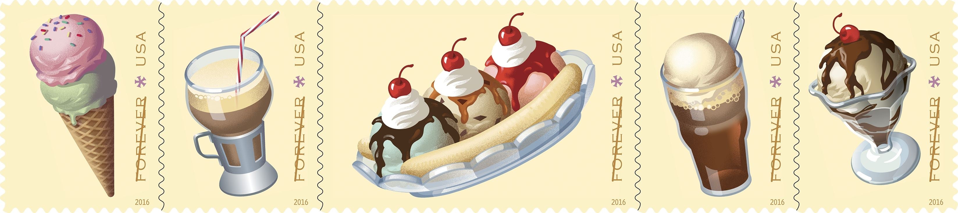 These stamps are good enough to eat.